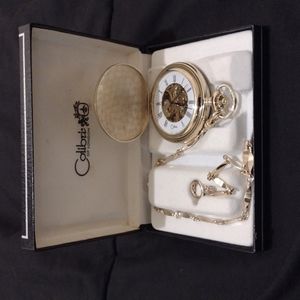 18k Gold Plated Cuban Link + Colibri of London